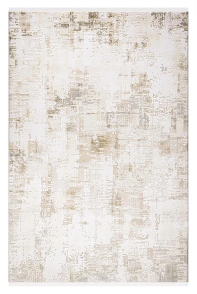 İpek Halı Kişiye Özel Ölçü Kesme sardes Koleksiyonu 6458A Krem 80 x 500 cm