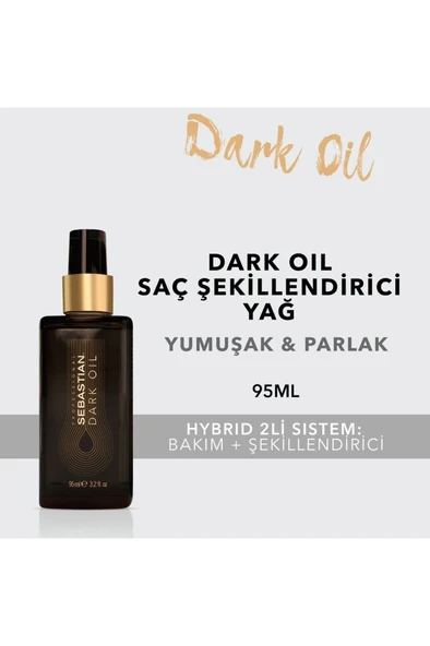 Dark Oil Saç Yağı 95 ml - Tüm Saç Tipleri Için