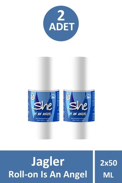 She Is An Angel Kadın Roll-On Deodorant 50 ml 2 Adet