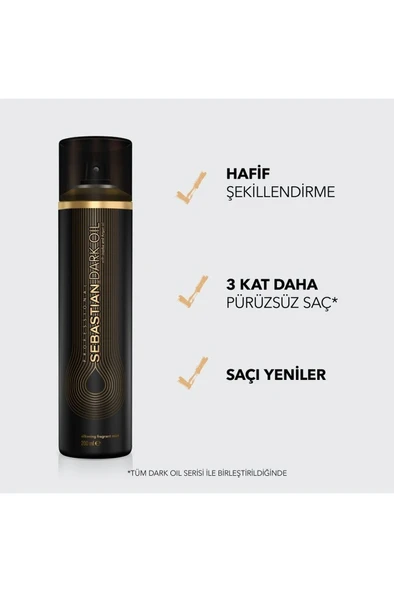 Dark Oil Saç Misti 200 ml - Tüm Saç Tipleri İçin - 2