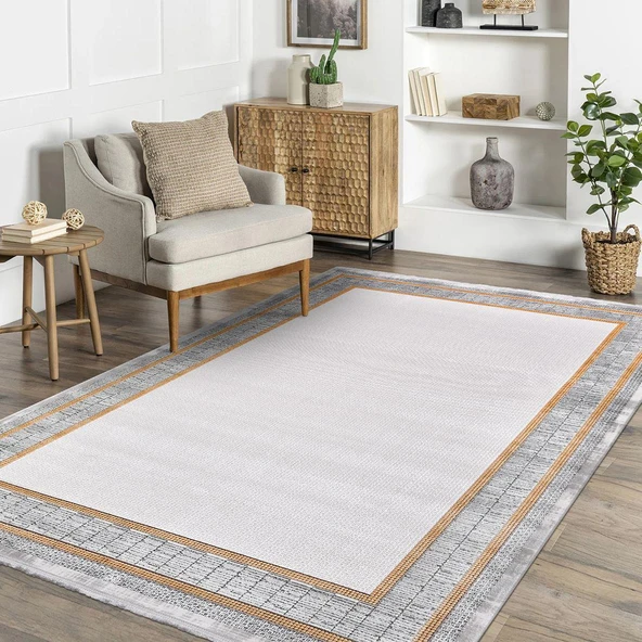 İpek Halı Yolluk Halısı 80x150 Roxanne 17165 Gri - 6