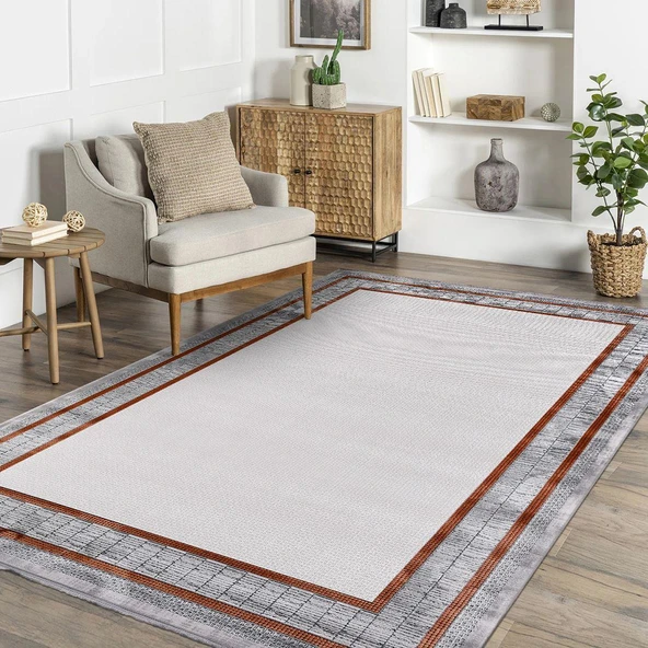 İpek Halı Yolluk Halısı 80x150 Roxanne 17166 Gri - 6