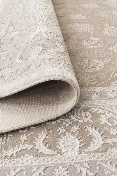 İpek Halı Salon Halısı 200x300 Sihir 17411 Bej - 3