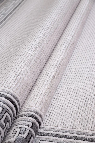 İpek Halı Yolluk Halısı 80x150 Roxanne 17265 Gri - 7