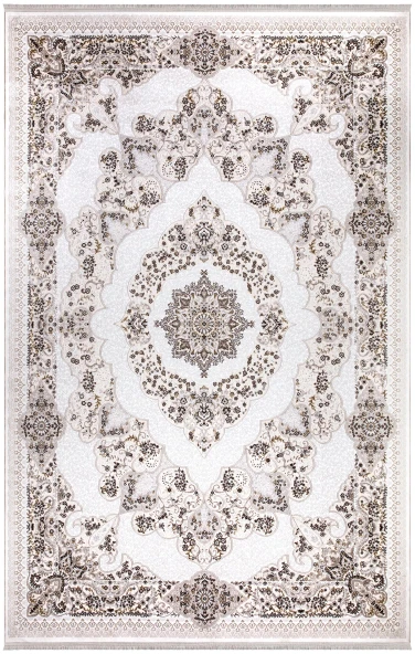 İpek Halı Yolluk Halısı 100x200 Sedefkar 16519 Krem