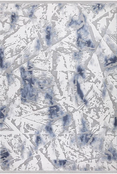 İpek Halı Yolluk Halısı 100x300 Safarin 7643A Mavi