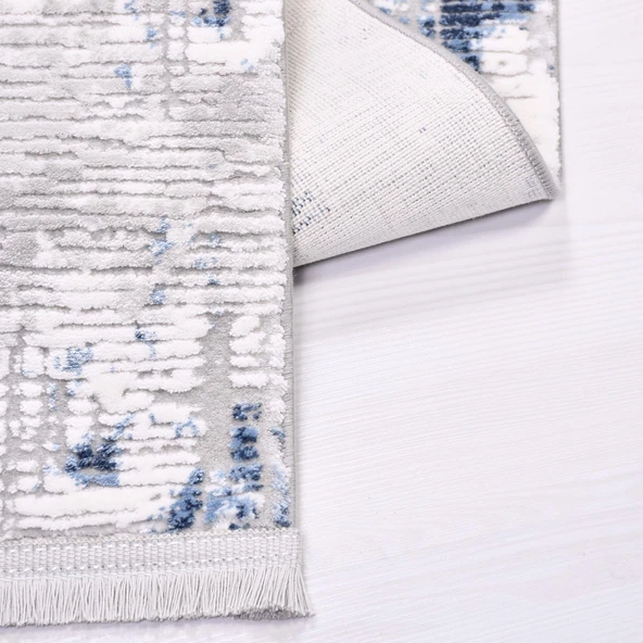 İpek Halı Yolluk Halısı 80x300 Safarin 7604A Gri - 3