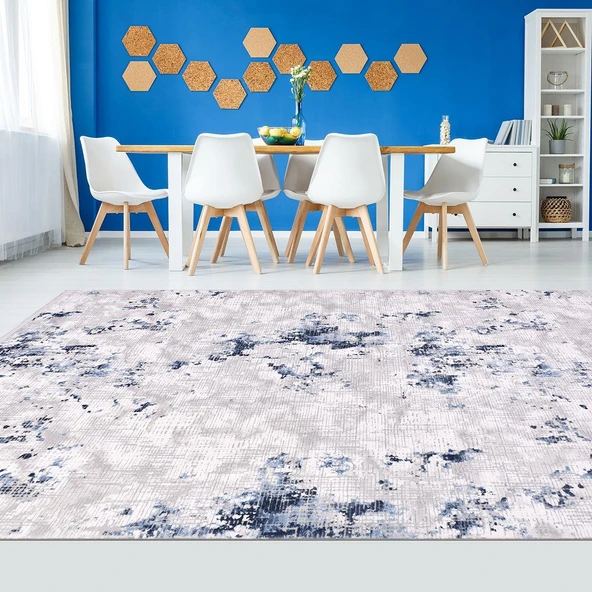 İpek Halı Yolluk Halısı 80x300 Safarin 7604A Gri - 5