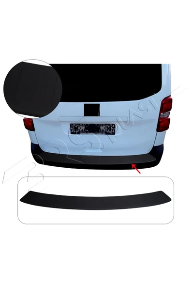 BRSPLAST  Citroen Spacetourer Uyumlu 2016 Ve Üzeri Long Abs Arka Tampon Üstü Koruma
