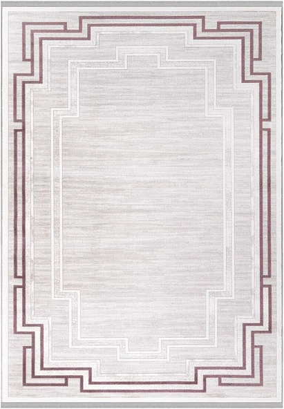 İpek Halı Yolluk Halısı 100x200 Anisa 15527 Pembe