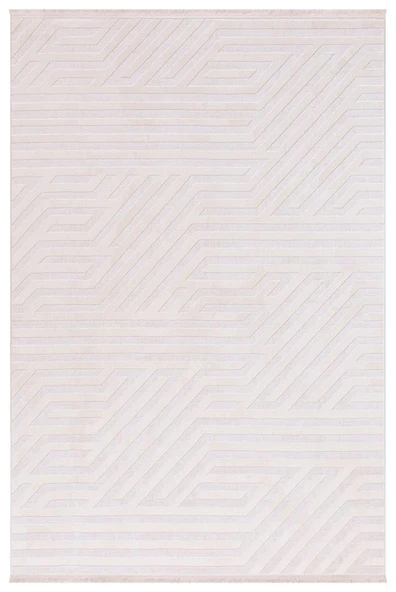 İpek Halı Kişiye Özel Ölçü Kesme Gaspara Koleksiyonu 14973 Krem 300 x 400 cm