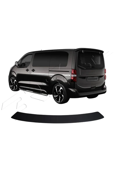 BRSPLAST  Citroen Spacetourer Uyumlu 2016 Ve Üzeri Long Abs Arka Tampon Üstü Koruma - 2