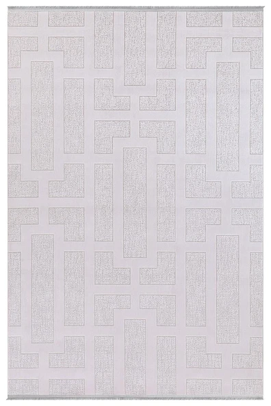 İpek Halı Kişiye Özel Ölçü Kesme Roxanne Koleksiyonu 17258 Gri 200 x 500 cm