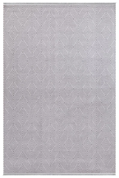 İpek Halı Kişiye Özel Ölçü Kesme Roxanne Koleksiyonu 17262 Gri 80 x 600 cm