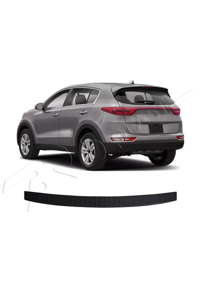 BRSPLAST  Kia Sportage Uyumlu 2015-2019 Abs Arka Tampon Üstü Koruma - 2