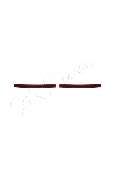 BRSPLAST  Hyundai i20 Uyumlu 2014-2020 Abs Arka Tampon Üstü Koruma - 5
