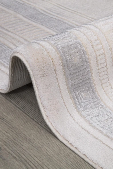 İpek Halı Yolluk Halısı 100x300 Gaspara 14955 Krem - 2