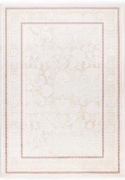 İpek Halı Yolluk Halısı 80x300 Gaspara 14905 Pembe