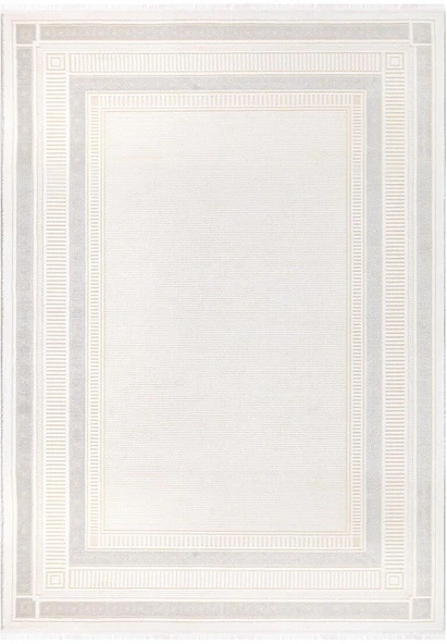 İpek Halı Yolluk Halısı 100x300 Gaspara 14955 Krem