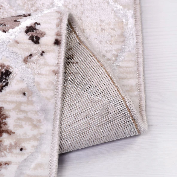 İpek Halı Yolluk Halısı 100x300 Anisa 15951 Gri - 4