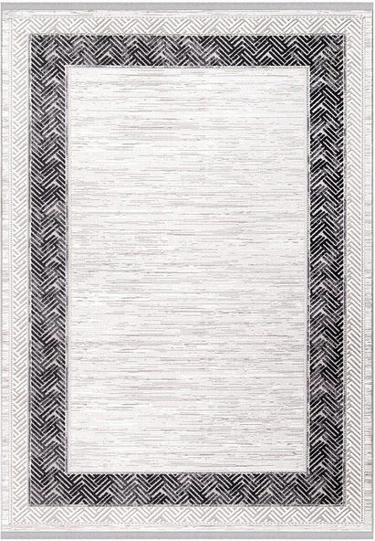 İpek Halı Yolluk Halısı 100x200 Anisa 15533 Siyah