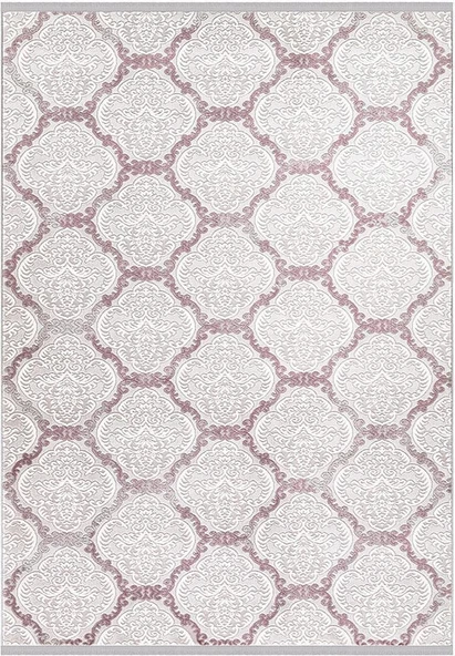 İpek Halı Özel Ölçü Salon Halısı 200x450 Anisa 15526 Pembe