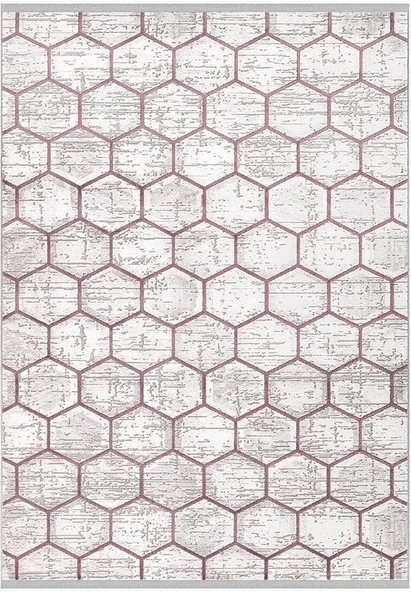 İpek Halı Kişiye Özel Ölçü Yolluk Halısı 100x400 Anisa 15534 Pembe