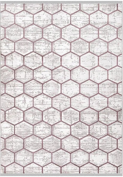 İpek Halı Özel Ölçü Oda Halısı 120x400 Anisa 15534 Pembe