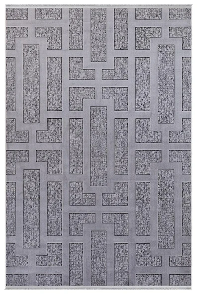 İpek Halı Özel Ölçü Salon Halısı 200x350 Roxanne 17259 Gri