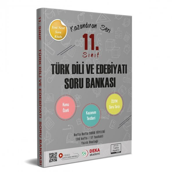 Deka Akademi 11. Sınıf Türk Dili ve Edebiyatı Konu Özetli Soru Bankası
