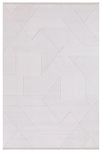 İpek Halı Özel Ölçü Salon Halısı 200x500 Sardes 6949A Krem