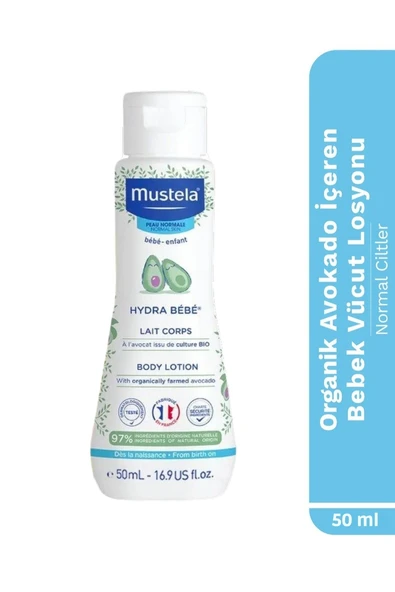 Mustela SPF50+ Çok Yüksek Koruma Faktörlü Güneş Losyonu 100 ml + Hydra Bebe Vücut Losyonu 50 ml - 3