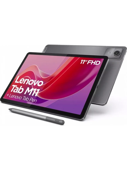 Lenovo Tab M11 TB330FU 4GB 128GB Depolama 11" IP52 Wuxga Tablet - ZADA0056TR + Lenovo Tab Pen Kalem+FOLİO CASE