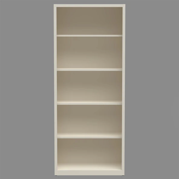 Raflı Çelik Dosya Dolabı Kütüphane Kapısız 80X50X195 Raflı Metal Dolap Ofis Dolapları Arşiv , Garaj , Bahçe , Kiler , Ba - 3