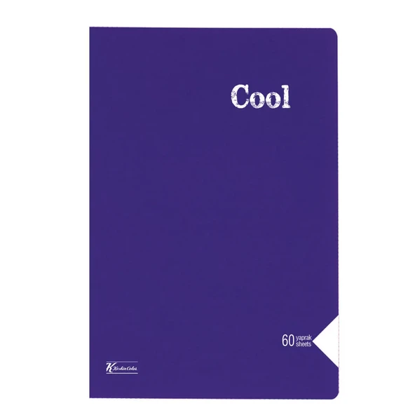 Keskin Color Cool Defter Çizgisiz PP Kapak A5 60 Yaprak 450630-99 - Resim 4