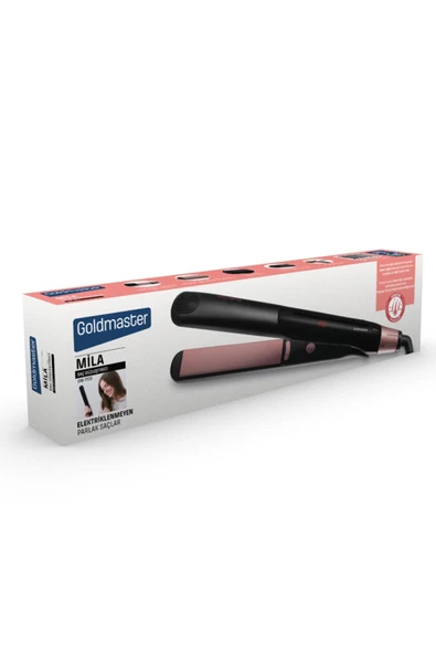 GOLDMASTER Mila Dijital Ekran Keratin Seramik Ince Plakalı Saç Düzleştirici Ve Şekillendirici Gm7172 - 8
