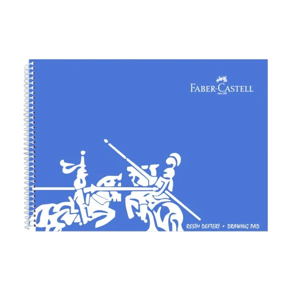 FABER-CASTELL PLASTİK KAPAK RESİM DEFTERİ 35x50 30 YAPRAK (400136) - 3