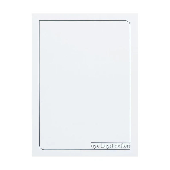 BAYINDIR ÜYE KAYIT DEFTERİ 24x34 40 YAPRAK