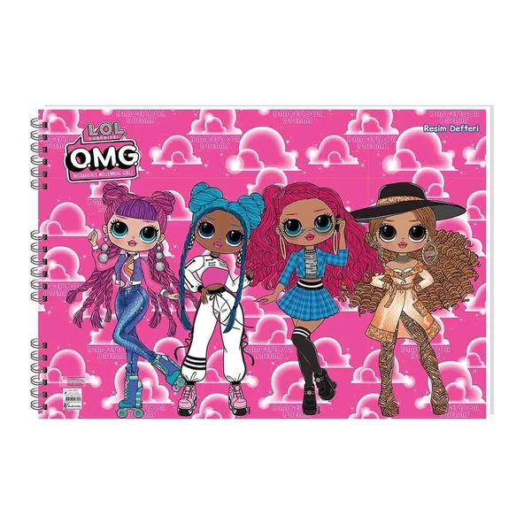 L.O.L Omg 35x50 15 Yaprak Resim Defteri 300315-79 - 2