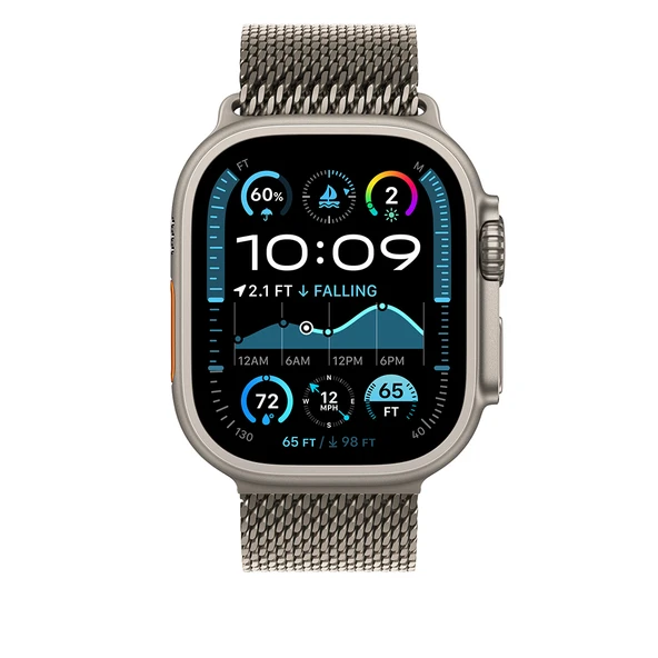 Apple Watch Ultra 49mm KRD-100 Titanyum Hasır Kordon - 4
