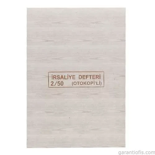 Dilman Otokopili İrsaliye Defteri (2/50 - 2 Nüsha)
