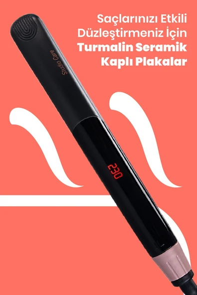 GOLDMASTER Mila Dijital Ekran Keratin Seramik Ince Plakalı Saç Düzleştirici Ve Şekillendirici Gm7172 - 4