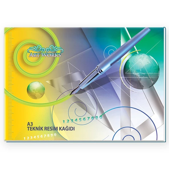 KESKİN YATAY TEKNİK RESİM BLOĞU A3 36 YAPRAK (141001)