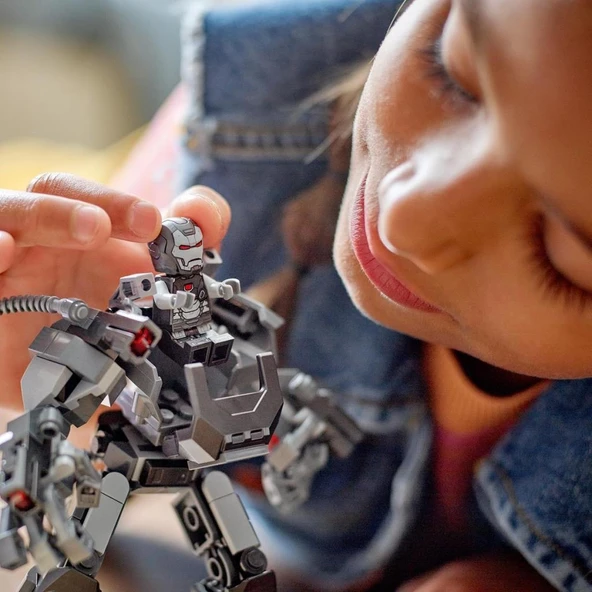 LEGO 76277  Marvel War Machine Robot Zırhı - 6 Yaş & Üzeri Süper Kahraman Seven Çocuklar için Oyuncak Yapım Seti (154 Parça) - 3