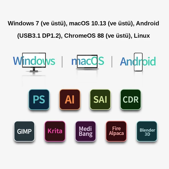 XP-Pen Artist 13.3 Pro V2 Grafik Ekran Tablet - 9