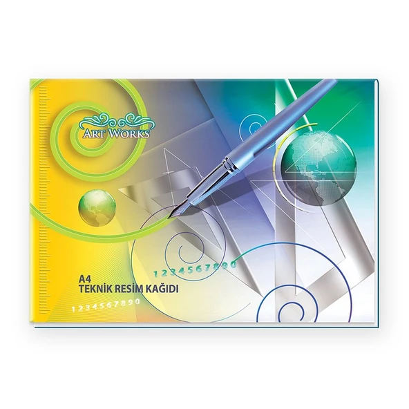 KESKİN YATAY TEKNİK RESİM BLOĞU A4 36 YAPRAK (140901) ürün görseli 1
