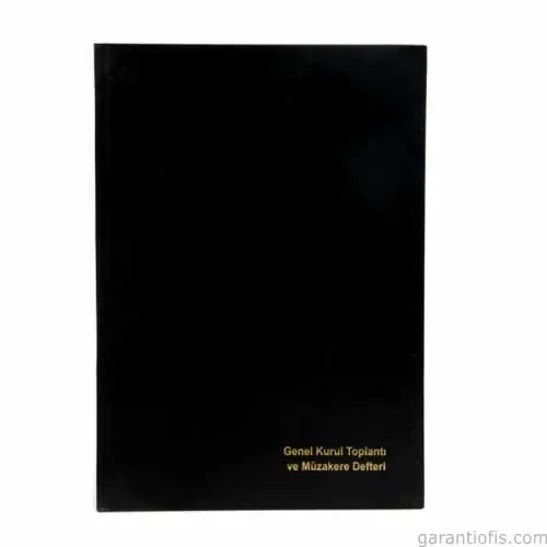 Dilman Ciltli Numaralı Genel Kurul Toplantı ve Müzakere Defteri (96 Yaprak)