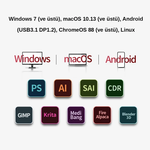 XP-Pen Artist 15.6 Pro V2 Grafik Ekran Tablet - 9