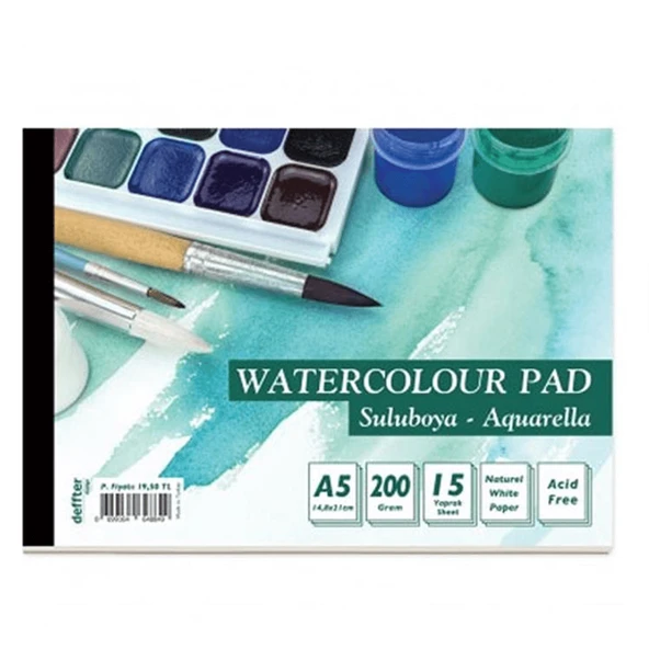 Deffter  A5 Suluboya Defteri 200Gr ürün görseli 1