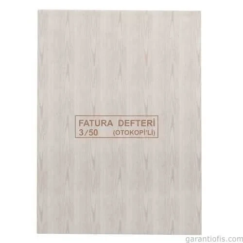Dilman Otokopili Fatura (3/50 - 3 Nüsha)